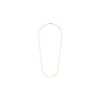 Alex and Ani “Chain Station” 6 smart beads Chain Necklace, 32″, Gold, 32