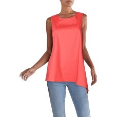 Alfani Asymmetrical Sleeveless Tunic (Red, X-Large)