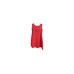  Asymmetrical Sleeveless Tunic (Red, X-Large)
