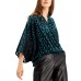  Burnout Surplice Top (Green), Green, Medium