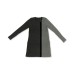  Colorblocked Tunic Sweater, Regular & Petite Sizes (Gray, Medium)