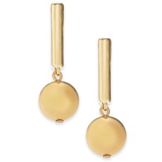 Alfani Gold-Tone Ball Linear Earrings