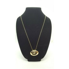 Alfani Gold-Tone Circle Pendant Necklace 32 Inch Chain
