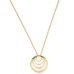  Gold-Tone Layered Open-Circle Pendant Necklace, 36″ + 2″ Extender