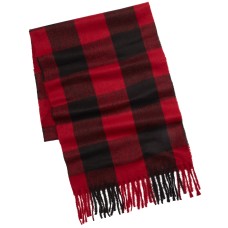 Alfani Men’s Buffalo Plaid Scarf (Red)