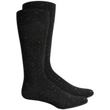 Alfani Mens Casual Speckled Crew Dress Socks