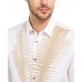  Men’s Classic-Fit Abstract Line-Print Shirts, White, X-Large