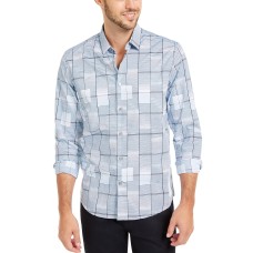 Alfani Men's Classic-Fit Geo-Print Shirts