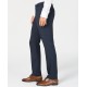  Men's Classic-Fit Stretch Pants, Navy, 40X30