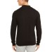  Men’s Classic-Fit Vertical Stripe Full-Zip Cardigan (Black, L)