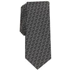 Alfani Men’s Market Geometric Necktie Gray