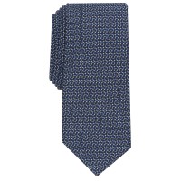 Alfani Men's Pearl Geo Necktie, Navy
