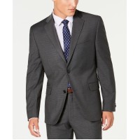 Alfani Men’s Slim-Fit Performance Stretch Mini Check Suit Separate Jacket (Gray,44R)