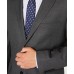  Men’s Slim-Fit Performance Stretch Mini Check Suit Separate Jacket (Gray,44R)