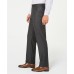  Men’s Slim-Fit Performance Stretch Mini Check Suit Separate Pants, Gray, 30×30