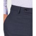  Men’s Slim-Fit Performance Stretch Windowpane Suit Separate Pants (Blue, 30×30)