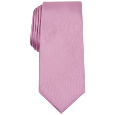 Alfani Men’s Solid Texture Slim Tie (Dark Pink)