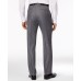  Men’s Stretch Performance Solid Slim-Fit Pants, Gray, 32x34