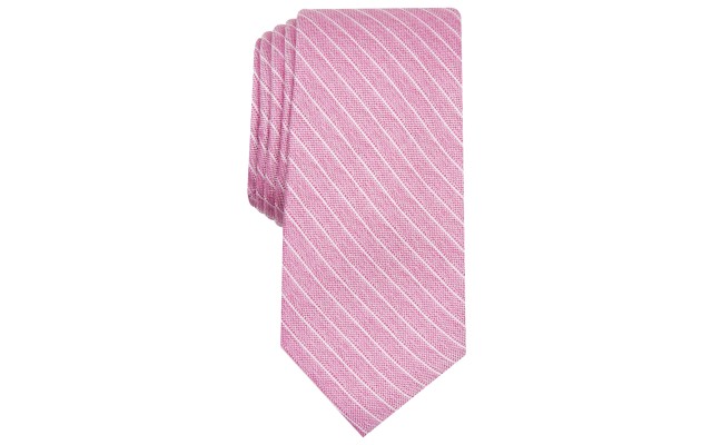 Men’s Stripe Tie (Pink)