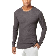 Alfani Men’s Thermal Shirt (Charcoal, XXL)