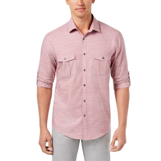  Men's Warren Long Sleeve Shirt, Pink, Medium