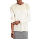  Metallic-Detail Vented-Hem Sweater, in Regular & Petite, White, Small