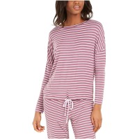 Alfani Okeo-Tex® Tie-Waist Sleep Top, Purple, X-Small