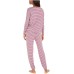  Okeo-Tex® Tie-Waist Sleep Top, Purple, XX-Large