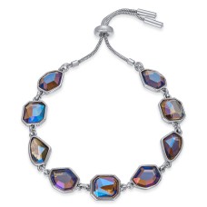 Alfani Stone Bolo Bracelet (Silver)