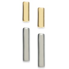 Alfani Two-Tone 2-Pc. Set Bar Stud Women’s Earrings (Gold/Silver)