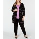  Womens Plus Open Front Layering Cardigan Sweater