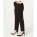  Womens Plus Slim Leg Tummy Control Dress Pants
