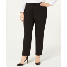 Alfani Womens Plus Slim Leg Tummy Control Dress Pants
