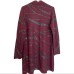  Women's Sequin Open-Front Cardigan, Purple, Small