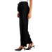  Women’s Tie-Front Wide-Leg Pants (Black, X-Small)
