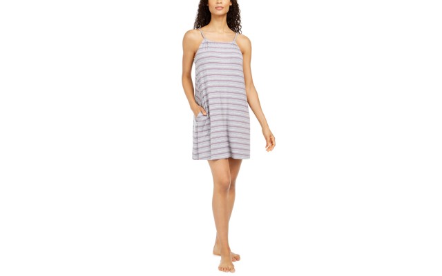  Women’s Ultra-Soft Nightgown (Gray, X-Small)