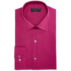 AlfaTech by Alfani Men's Bedford Cord Classic/Regular Fit Dress Shirt