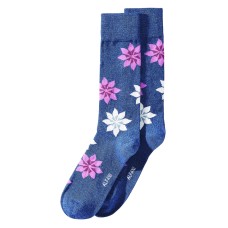 AlfaTech by Alfani Men’s Snowflake Socks (Navy)