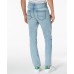  Men's Slim-Fit Stretch Destroyed Moto Jeans, Blue, 38X30