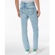  Men's Slim-Fit Stretch Destroyed Moto Jeans, Blue, 38X30