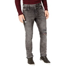 American Rag Men’s Slim-Fit Stretch Ripped Jeans (Gray, 31×30)