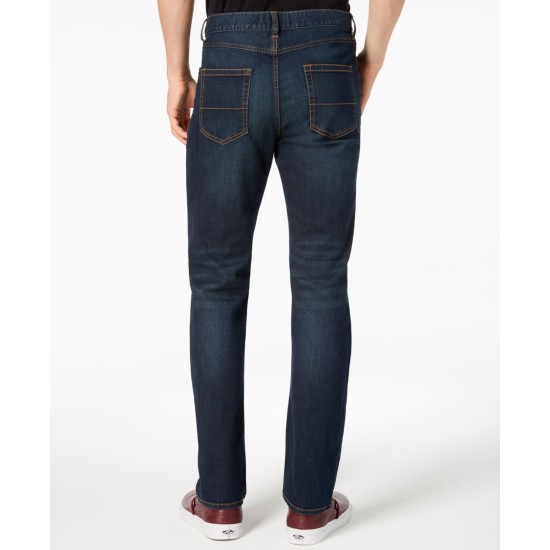 Men's Straight-Fit Jeans, Blue, 34X30