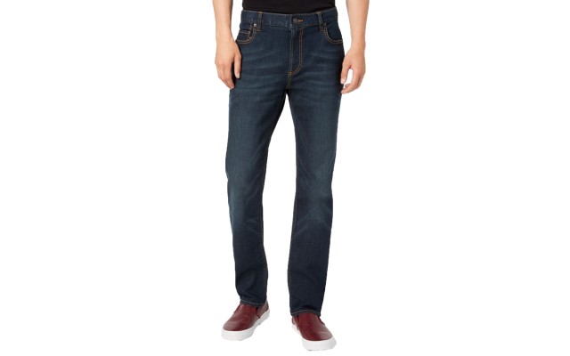  Men's Straight-Fit Jeans, Blue, 34X30