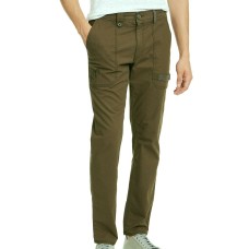 American Rag Mens Utlity Cargo Pants Belted Ripstop Slim Fit (Green, 31/30)