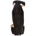  Reeta Block-Heel Platform Sandals  Microsuede, Black, 10.5 M