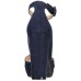  Reeta Block-Heel Platform Sandals  Microsuede, Navy, 10 M