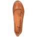  Womens Ellie Closed Toe Ballet Flats, Brown, 6.5 M
