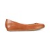  Womens Ellie Closed Toe Ballet Flats, Brown, 6.5 M