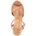  Womens Jamie Open Toe Casual Platform Sandals ,Medium Brown, Medium Brown, 11 M