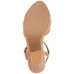  Womens Jamie Open Toe Casual Platform Sandals ,Medium Brown, Medium Brown, 11 M